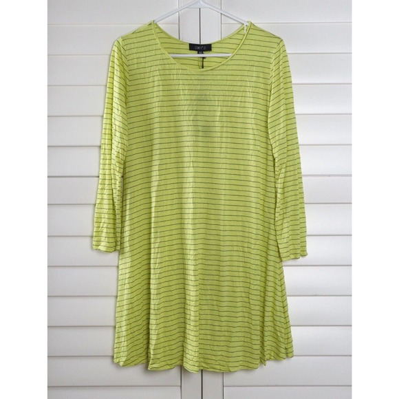 COMFY USA NWT $89 Crinkle Soft Stretch Sun Striped Tunic Top Size Small - Picture 5 of 6